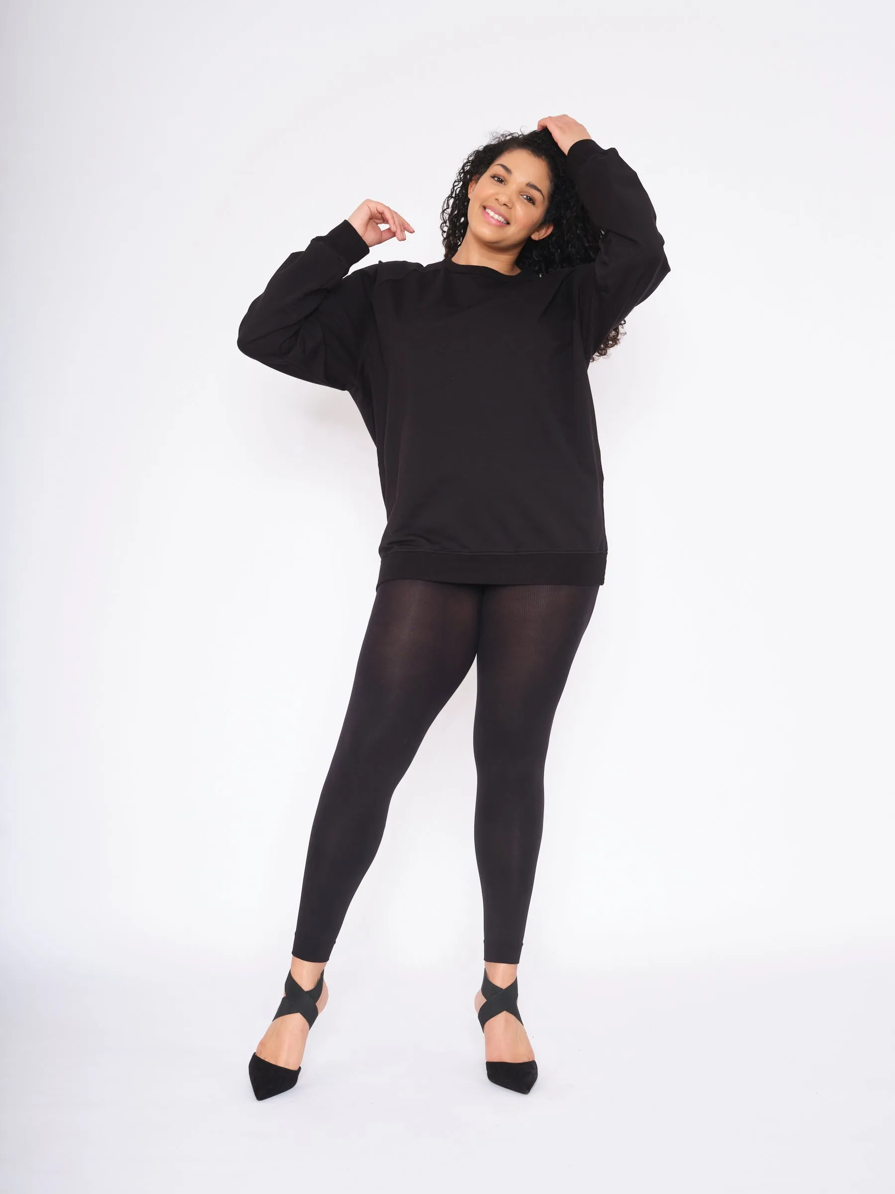 120 Denier Opaque Legging Tights- ELLE
