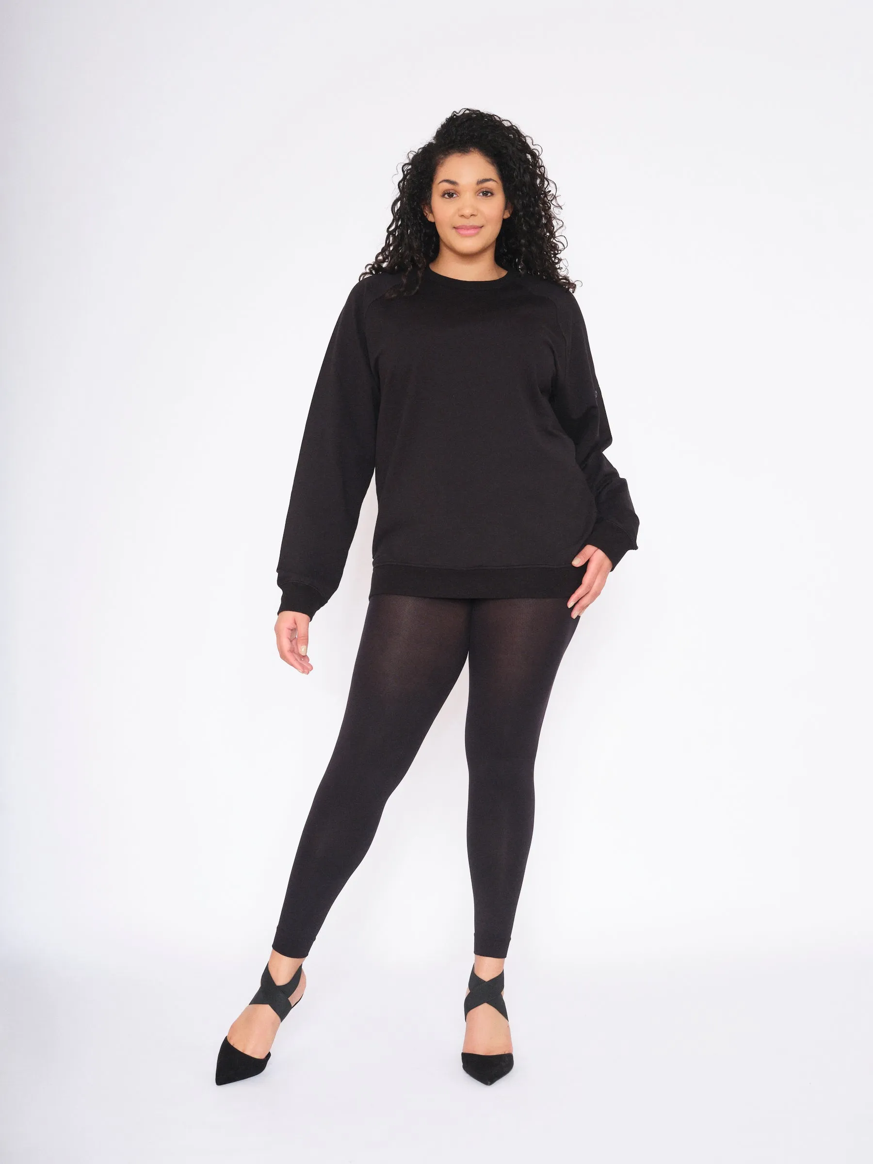 120 Denier Opaque Legging Tights- ELLE