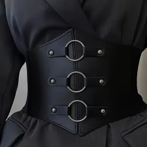 1pc Stylish Wide Elastic Waist Belt