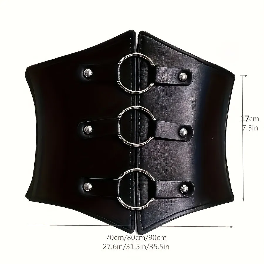 1pc Stylish Wide Elastic Waist Belt