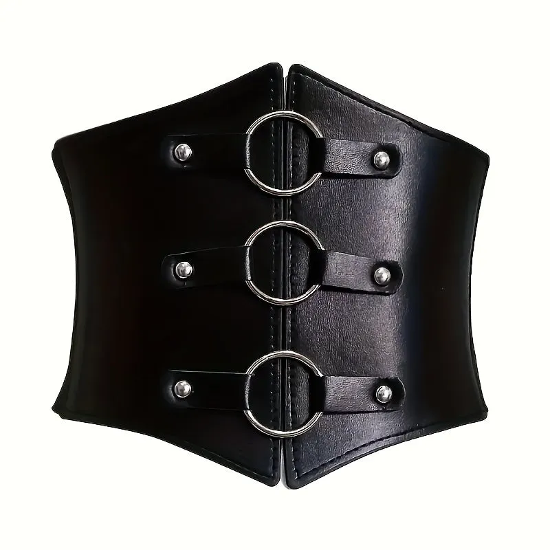1pc Stylish Wide Elastic Waist Belt