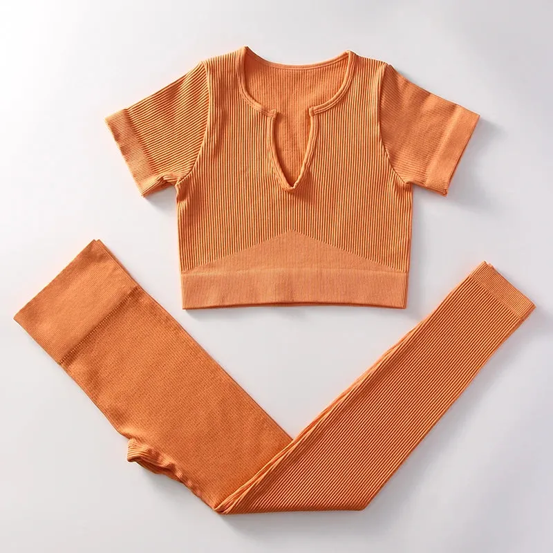 2-Piece Seamless Yoga Set for Women