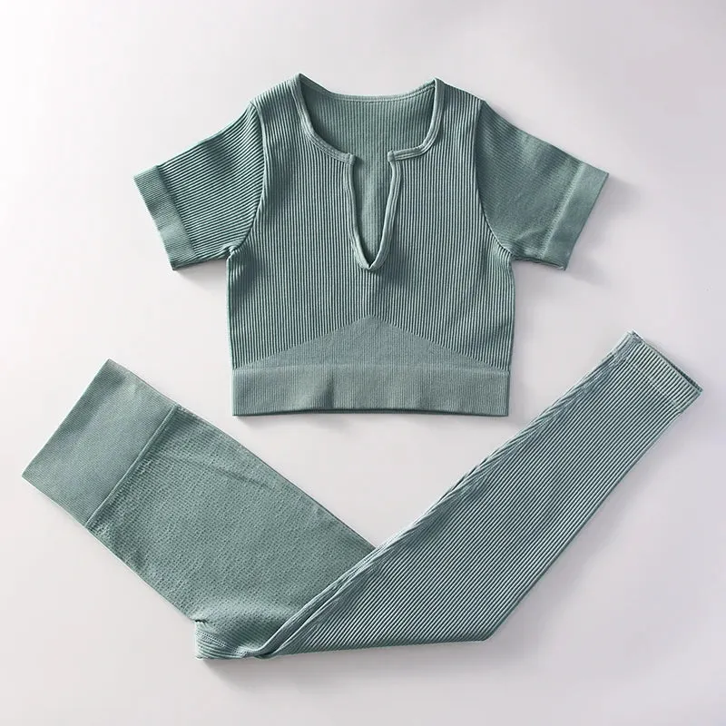 2-Piece Seamless Yoga Set for Women
