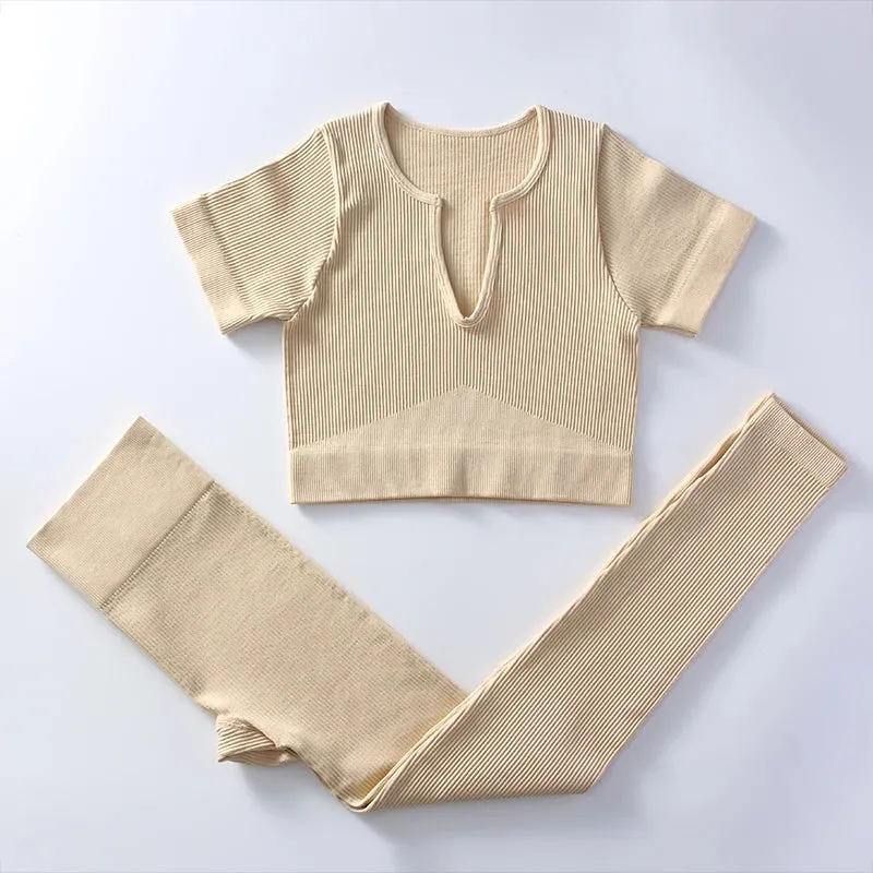 2-Piece Seamless Yoga Set for Women
