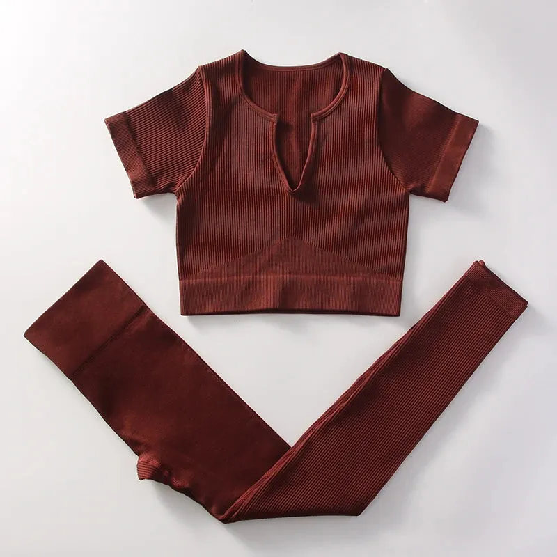 2-Piece Seamless Yoga Set for Women