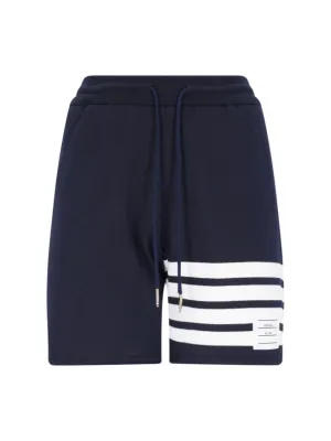 4-Bar" Sport Shorts – Blue
