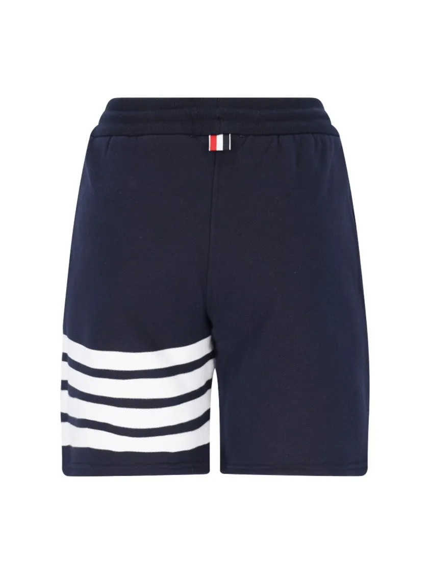 4-Bar" Sport Shorts – Blue