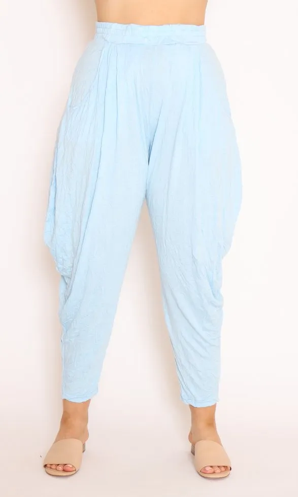 7774 Harem pants Skyblue