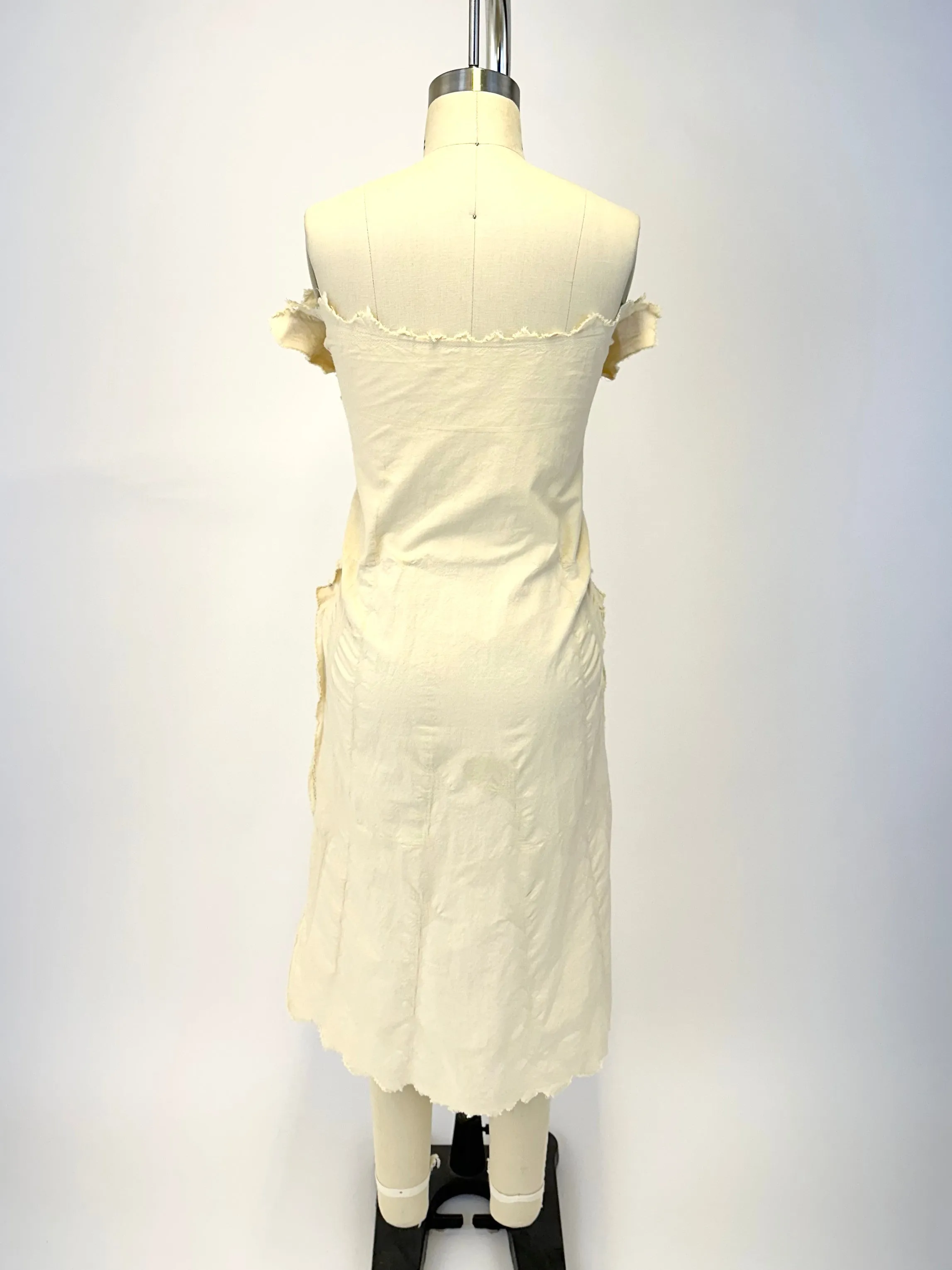 90s A.POC Issey Miyake Plissé Zig Zag Dress