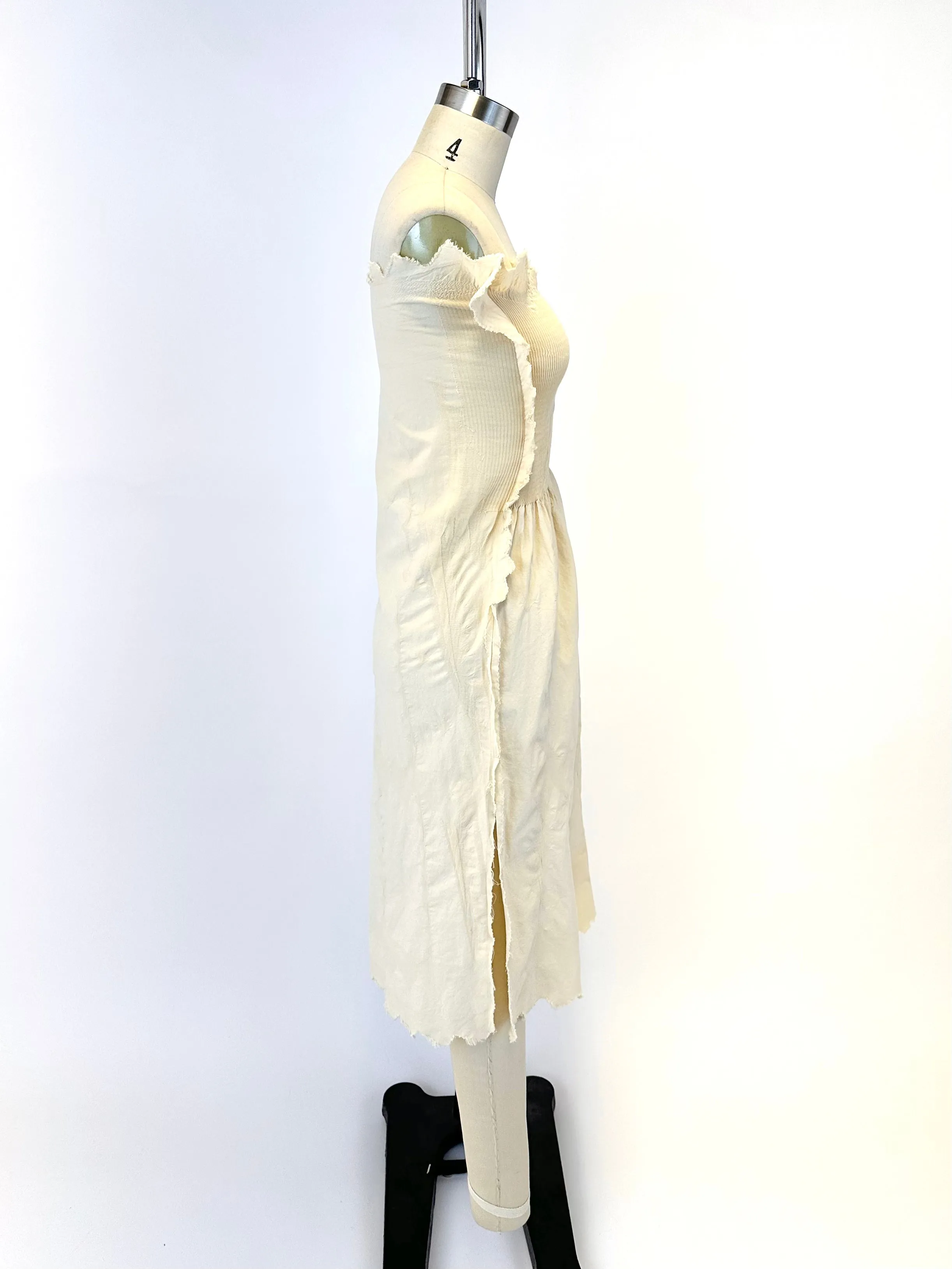 90s A.POC Issey Miyake Plissé Zig Zag Dress