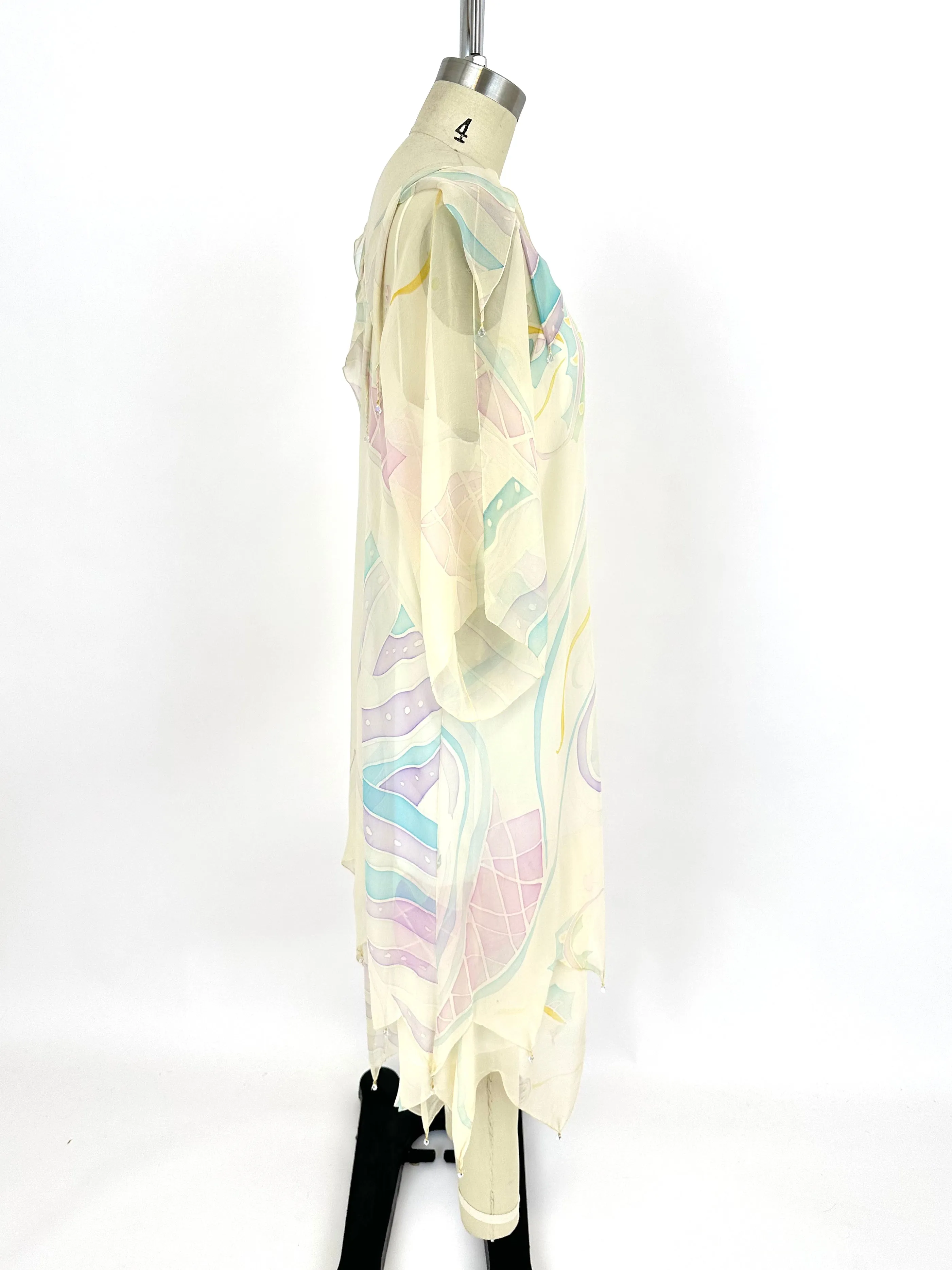 90s Sander Witlin Couture Jester Dress
