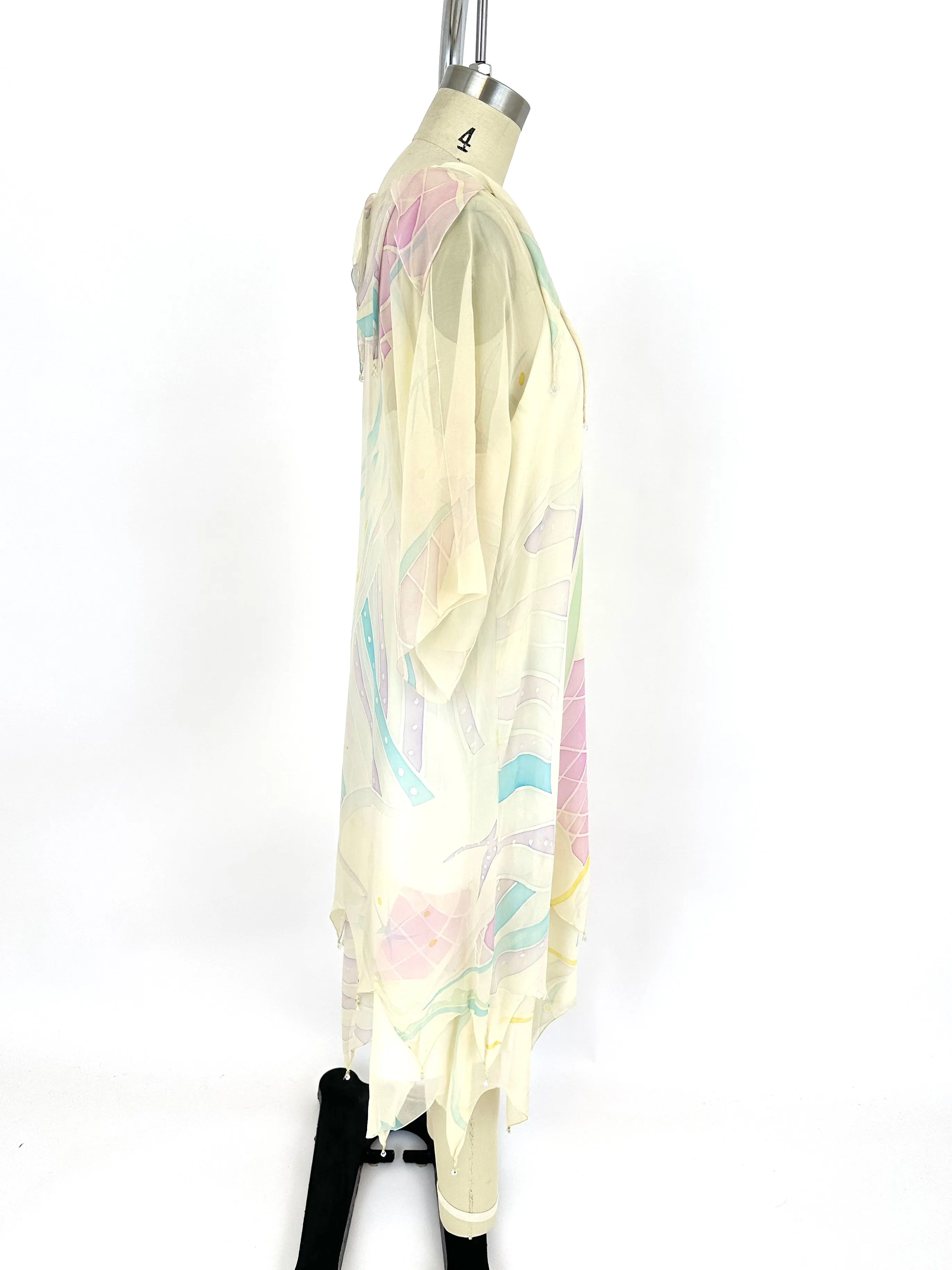 90s Sander Witlin Couture Jester Dress