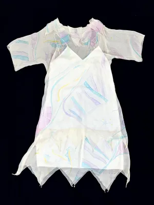 90s Sander Witlin Couture Jester Dress