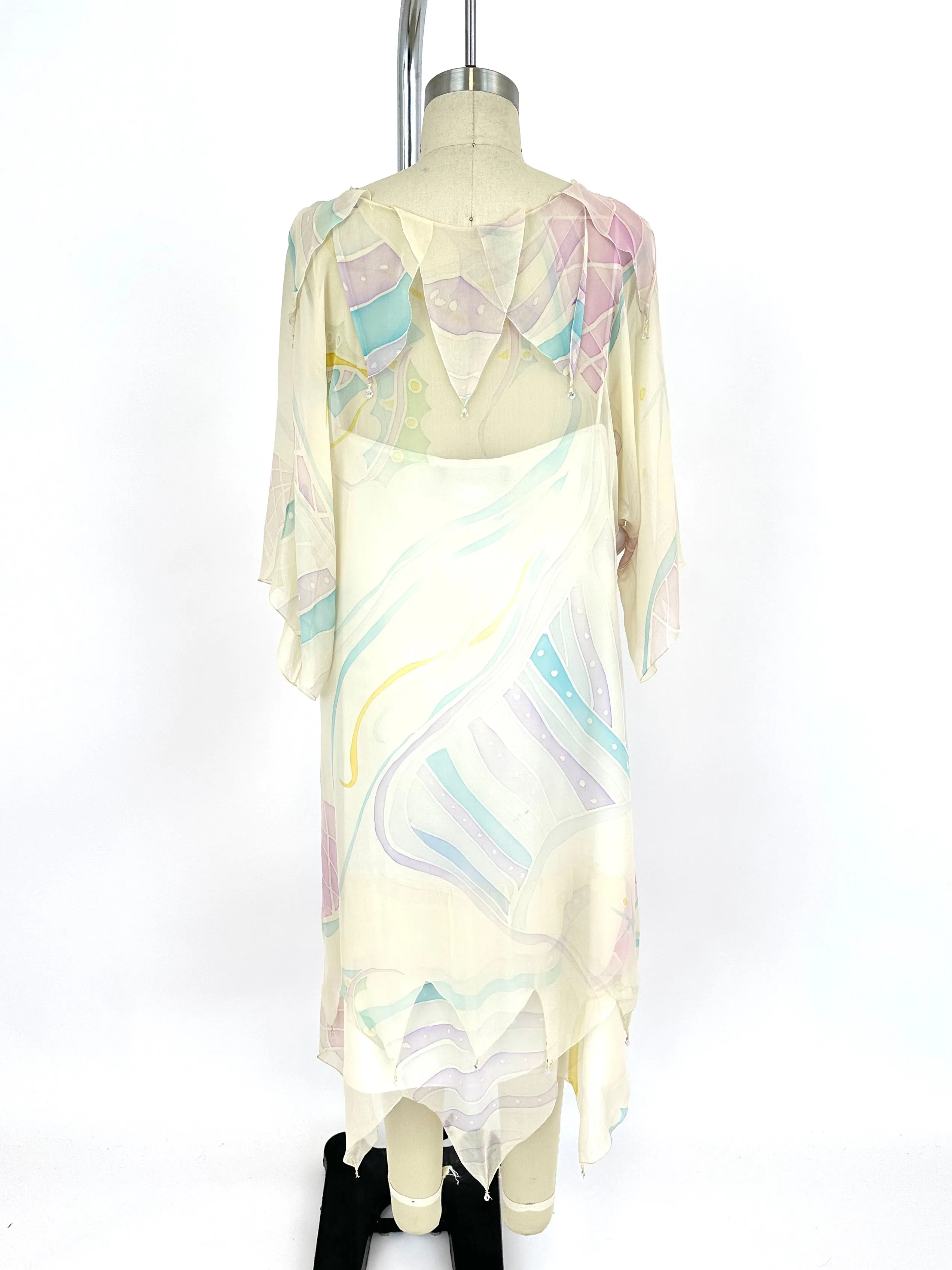 90s Sander Witlin Couture Jester Dress