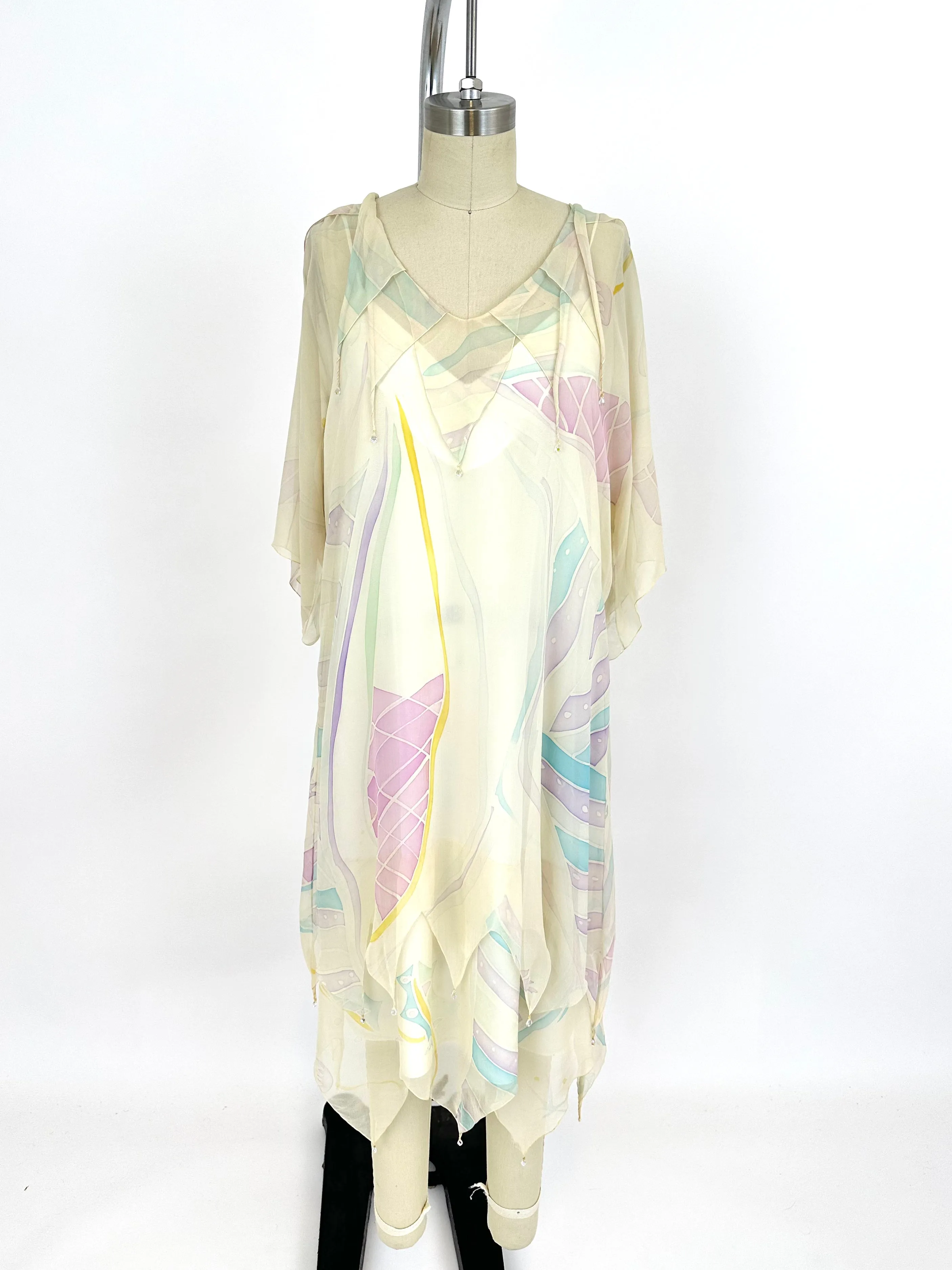 90s Sander Witlin Couture Jester Dress
