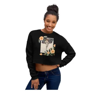 Acacia Butterfly Crop Sweatshirt