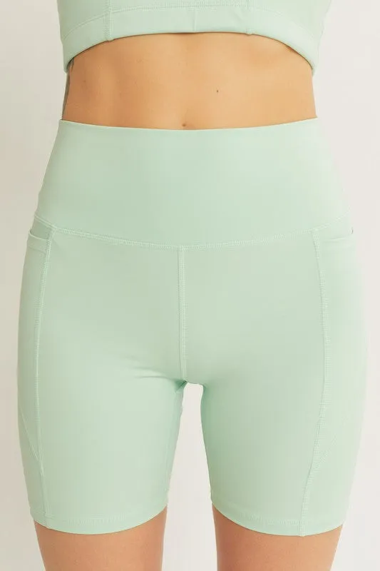 ACTIVEWEAR BIKER SHORTS