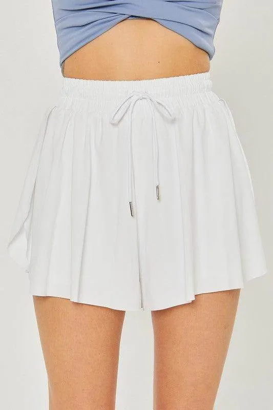 Activewear Two In One Drawstring Shorts S M L
