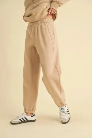 Aemi Co Drawstring Elastic Waist Joggers