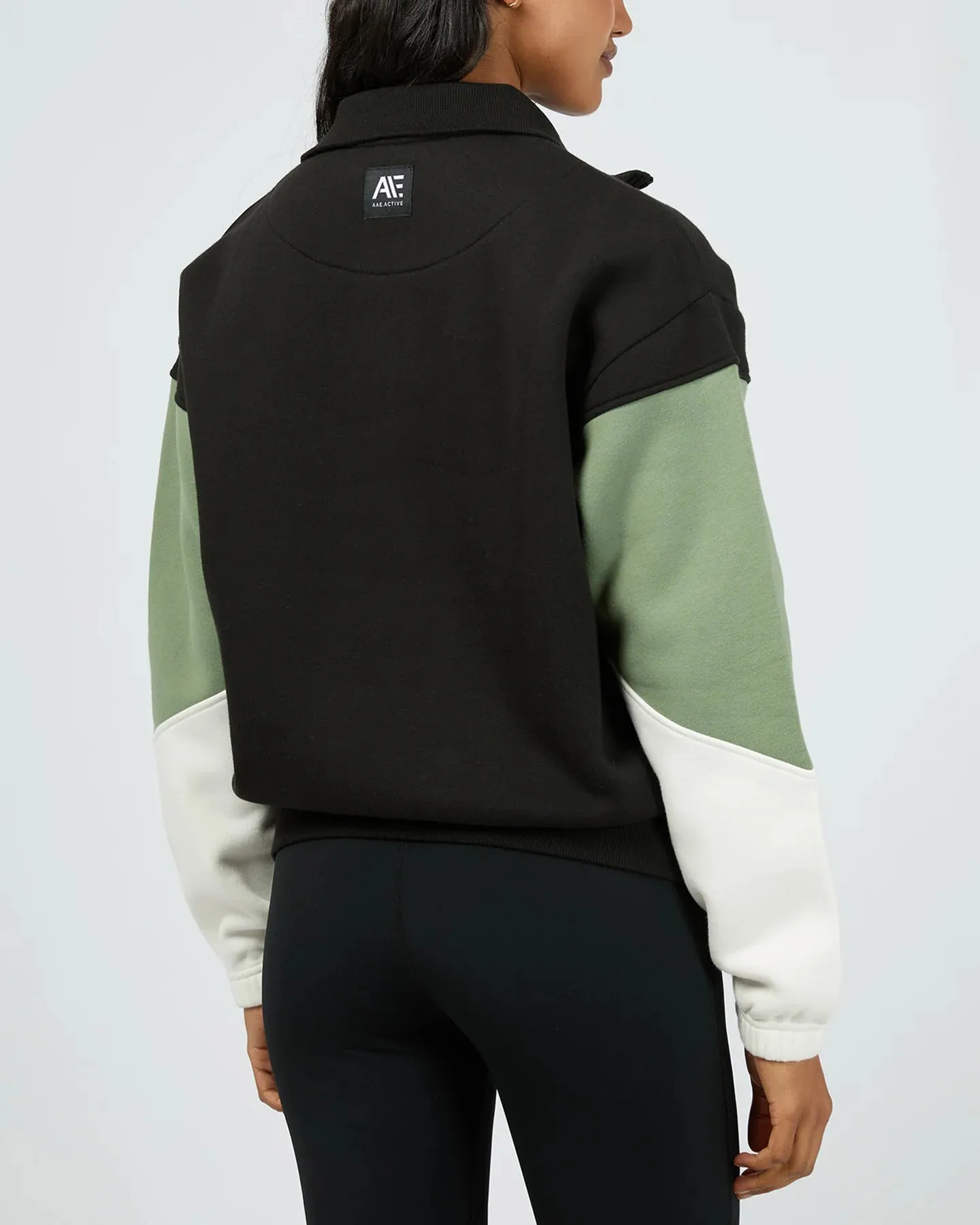 ALL ABOUT EVE Savannah Panel 1/4 Zip Sweatshirt