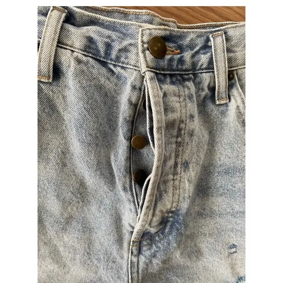 ALTAR’D STATE Distressed Jean Shorts