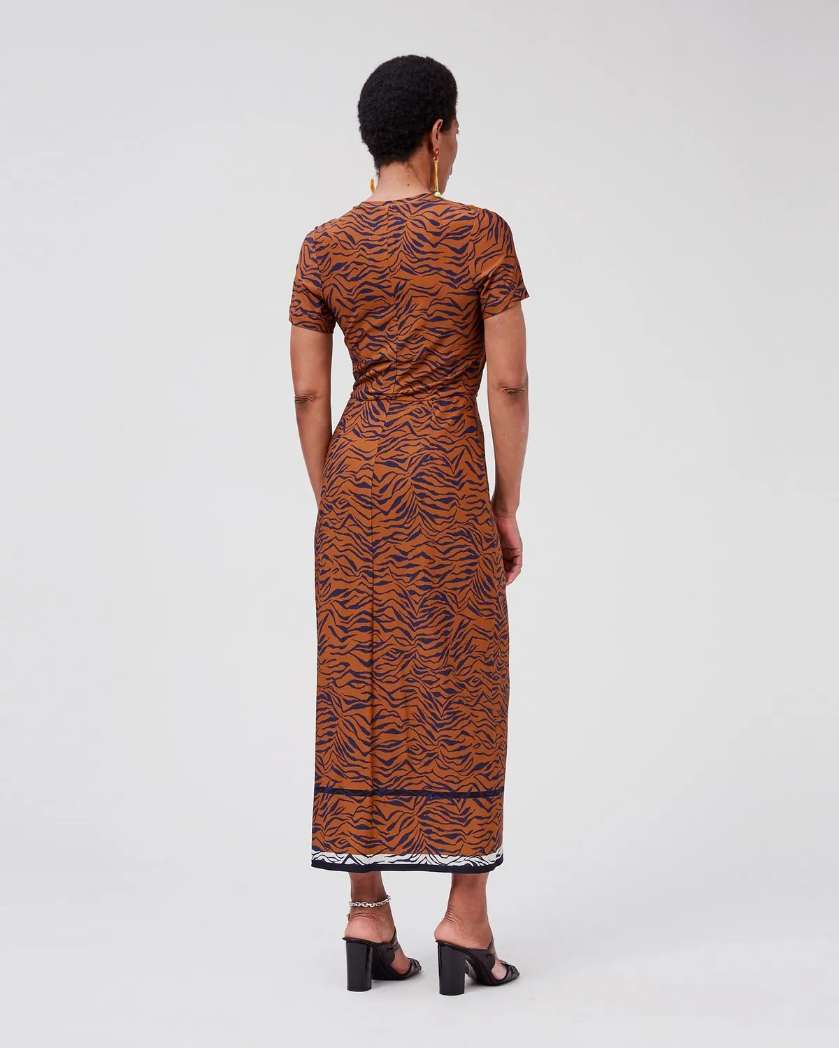 Amara Dress, Tobacco/Multi