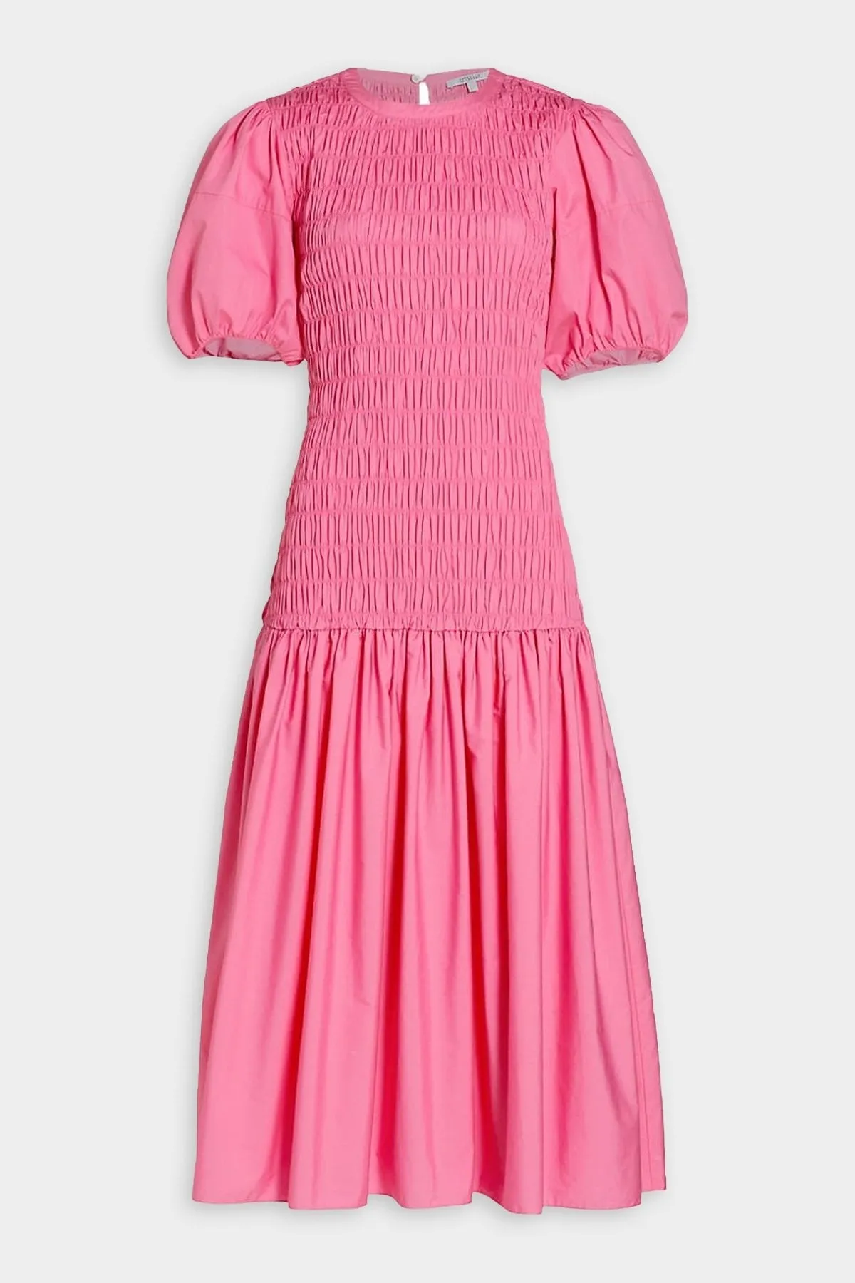 Amaya Smocked Dress in Peony