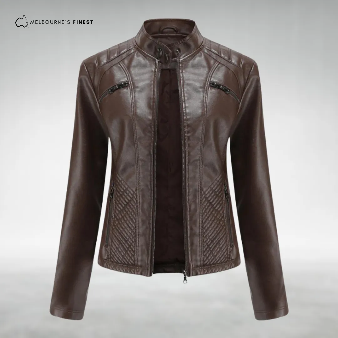 Amelia Stylish Leather Jacket