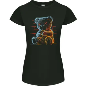 An Urban Teddy Bear Womens Petite Cut T-Shirt