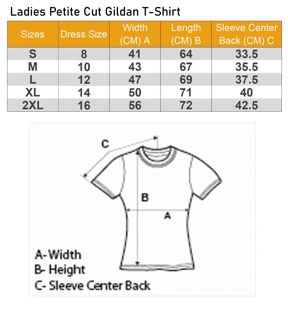 An Urban Teddy Bear Womens Petite Cut T-Shirt