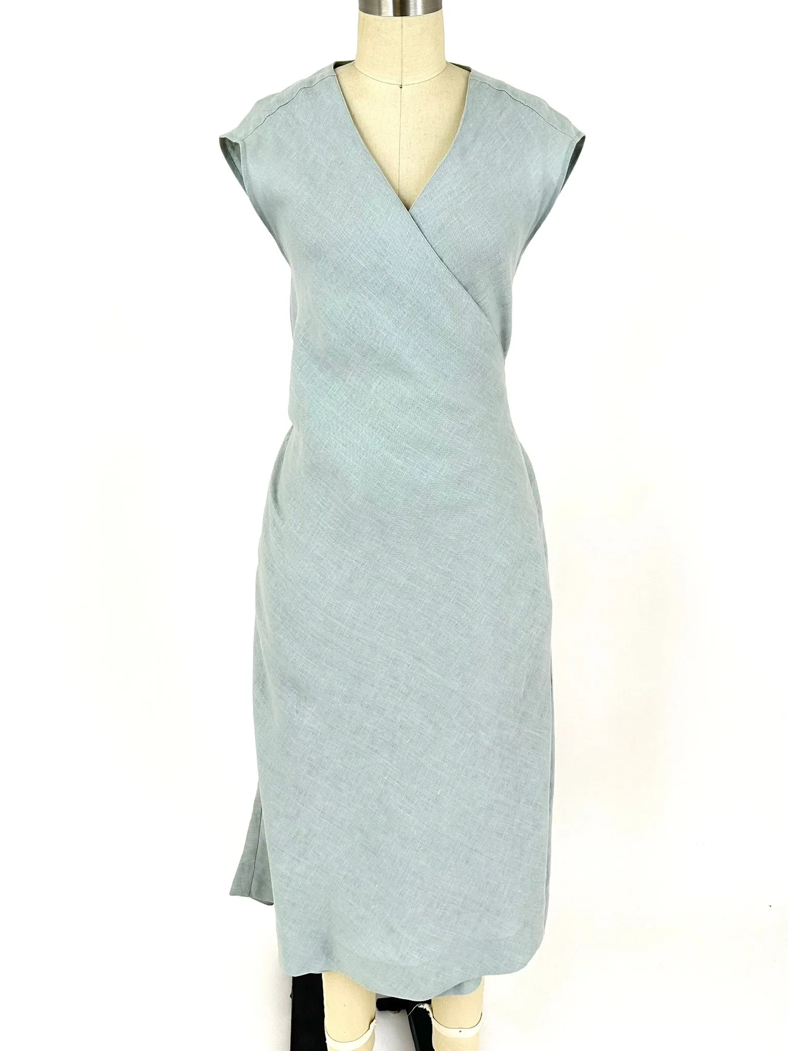Ann Mashburn Linen Wrap Dress
