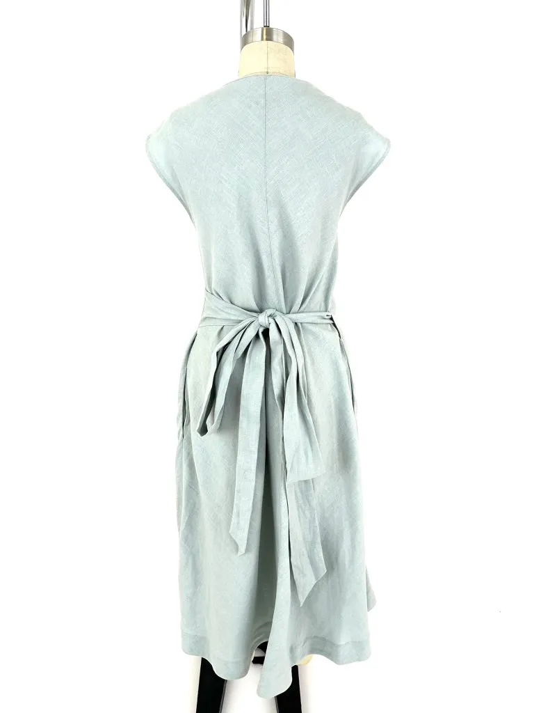 Ann Mashburn Linen Wrap Dress