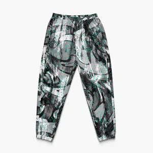 Aqua Speckle Track Pants