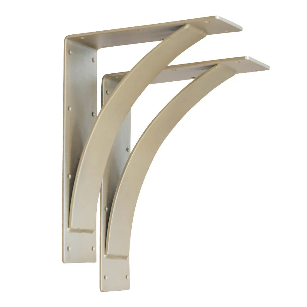 Arched Roman Gold Steel Mantel Bracket