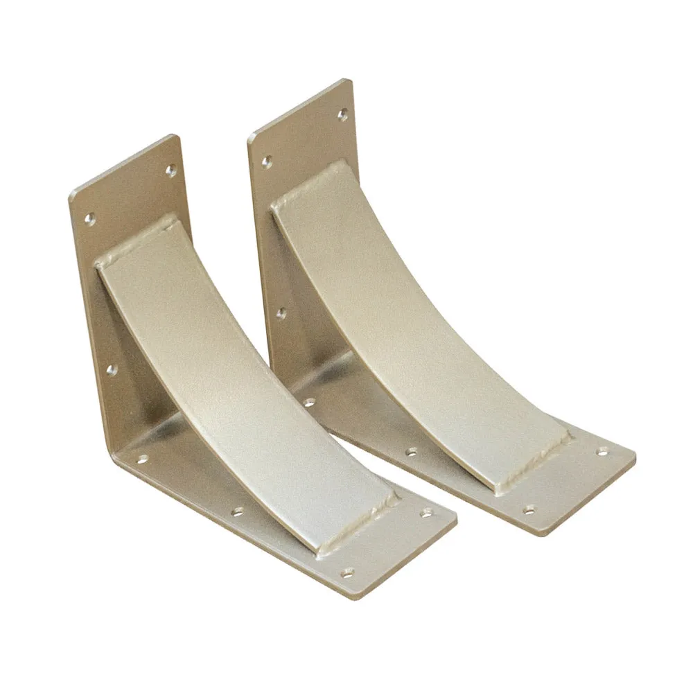 Arched Roman Gold Steel Mantel Bracket
