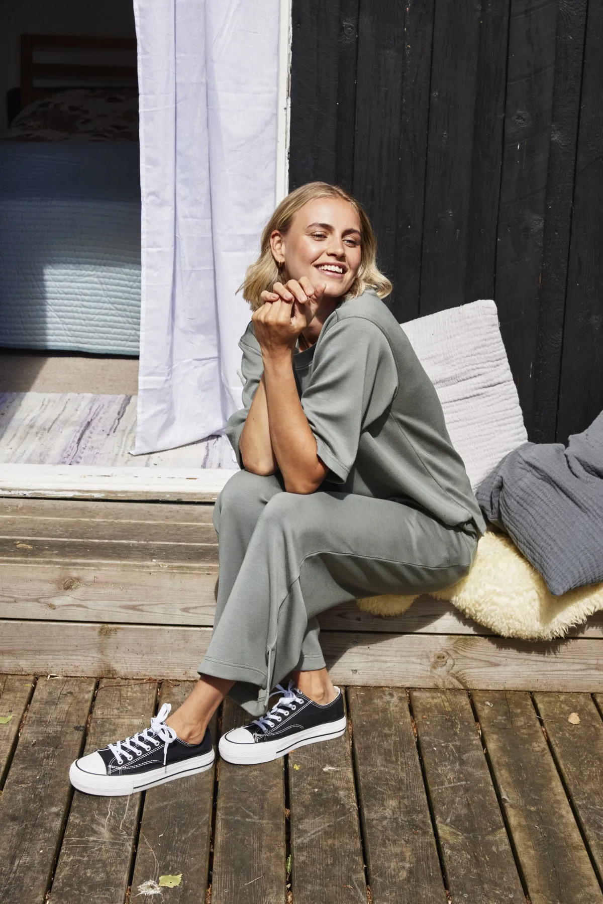 Aurora Trousers | Agarve Green