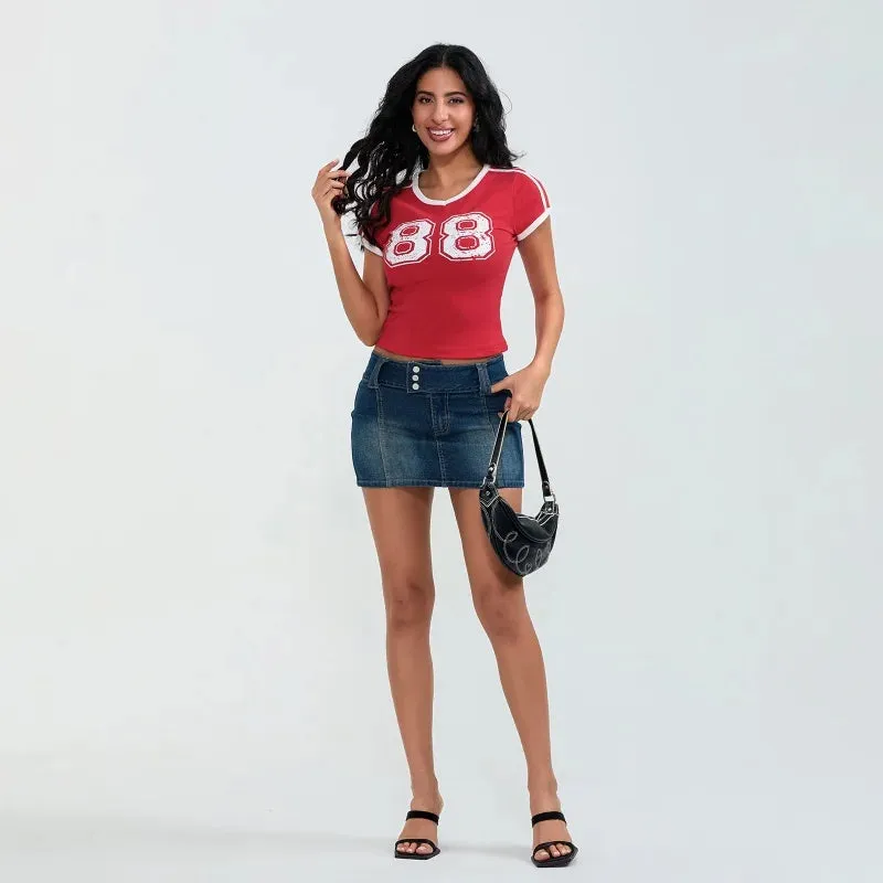 Babe  V Neck Tee