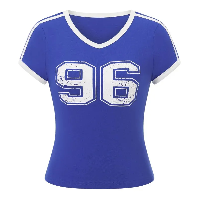 Babe  V Neck Tee