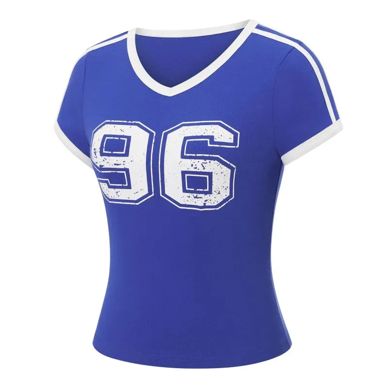 Babe  V Neck Tee