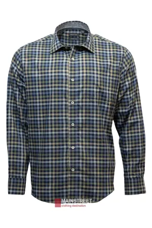 Back Bay Brushed Cotton Check Shirt