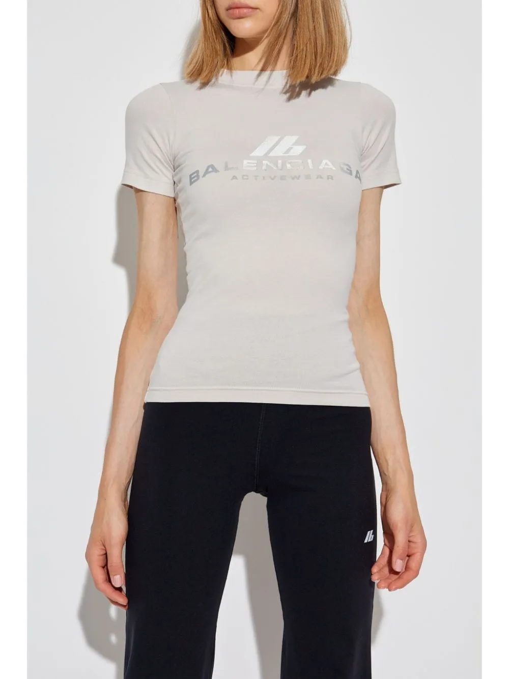 BALENCIAGA Activewear Fitted T-Shirt for Women