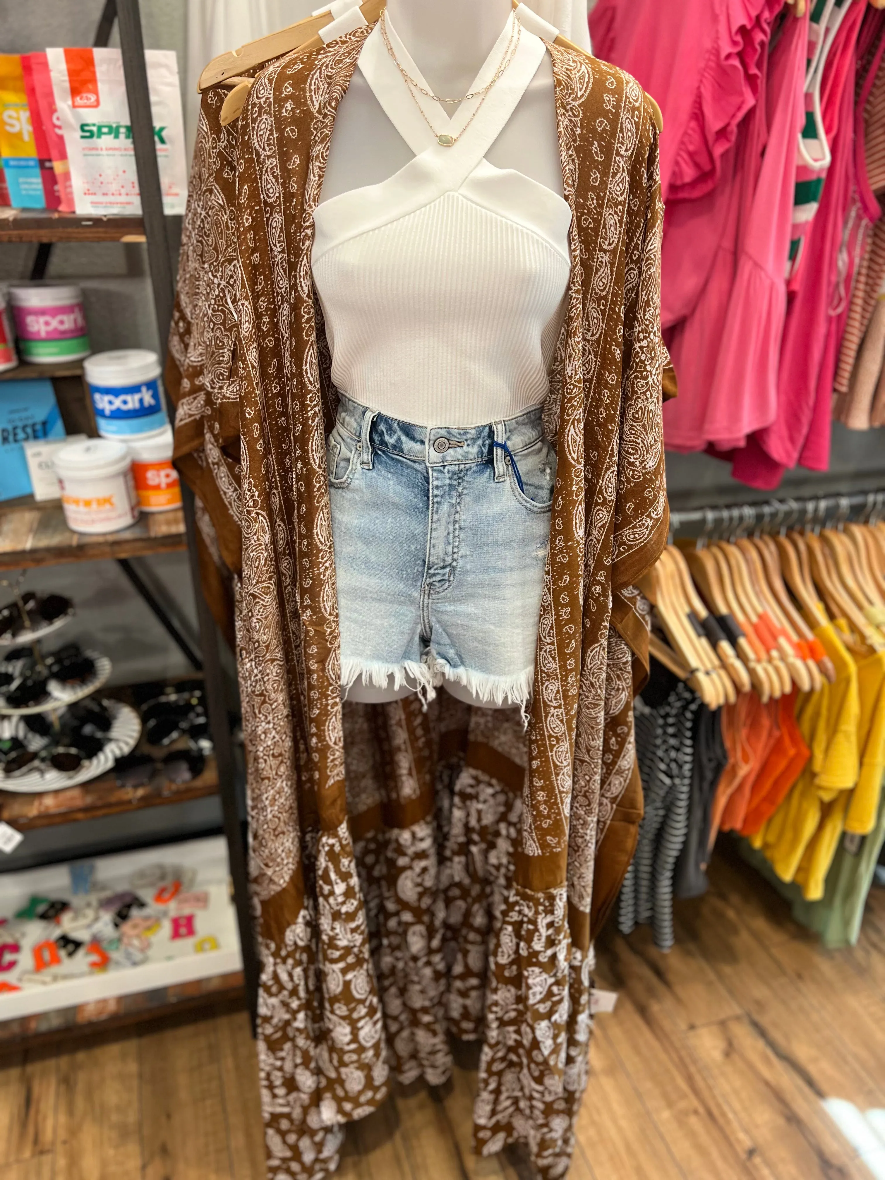 Bandana Pattern Kimono
