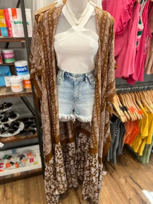 Bandana Pattern Kimono