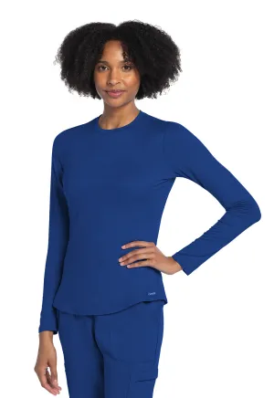 Basics CK773 Long Sleeve Underscrub Knit Tee Galaxy Blue