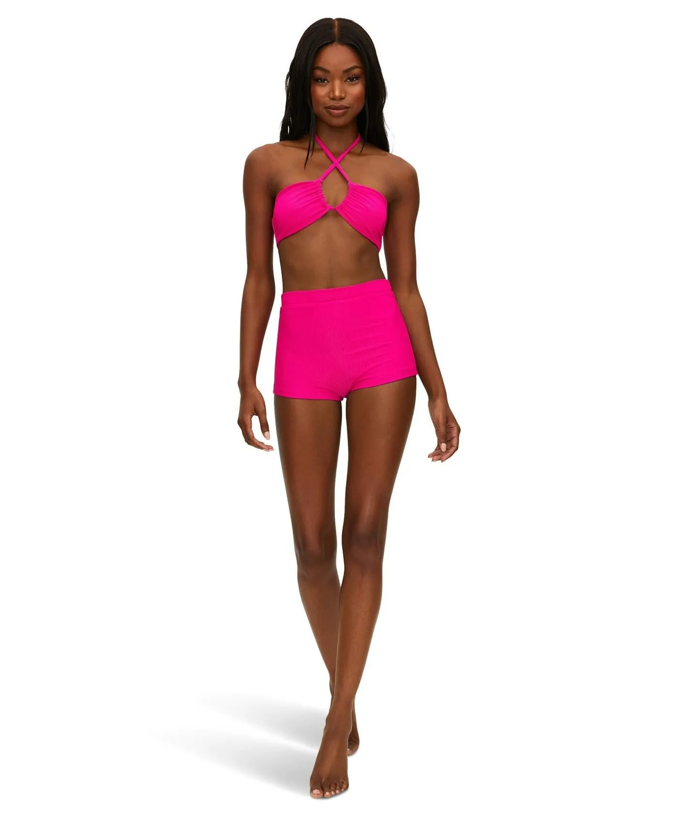 Beach Riot Felicia Shorts Bright Fuchsia SM