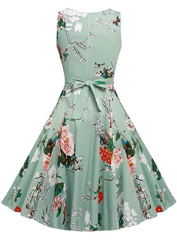 BerryBetty - Floral Print Summer Dress Women Sleeveless