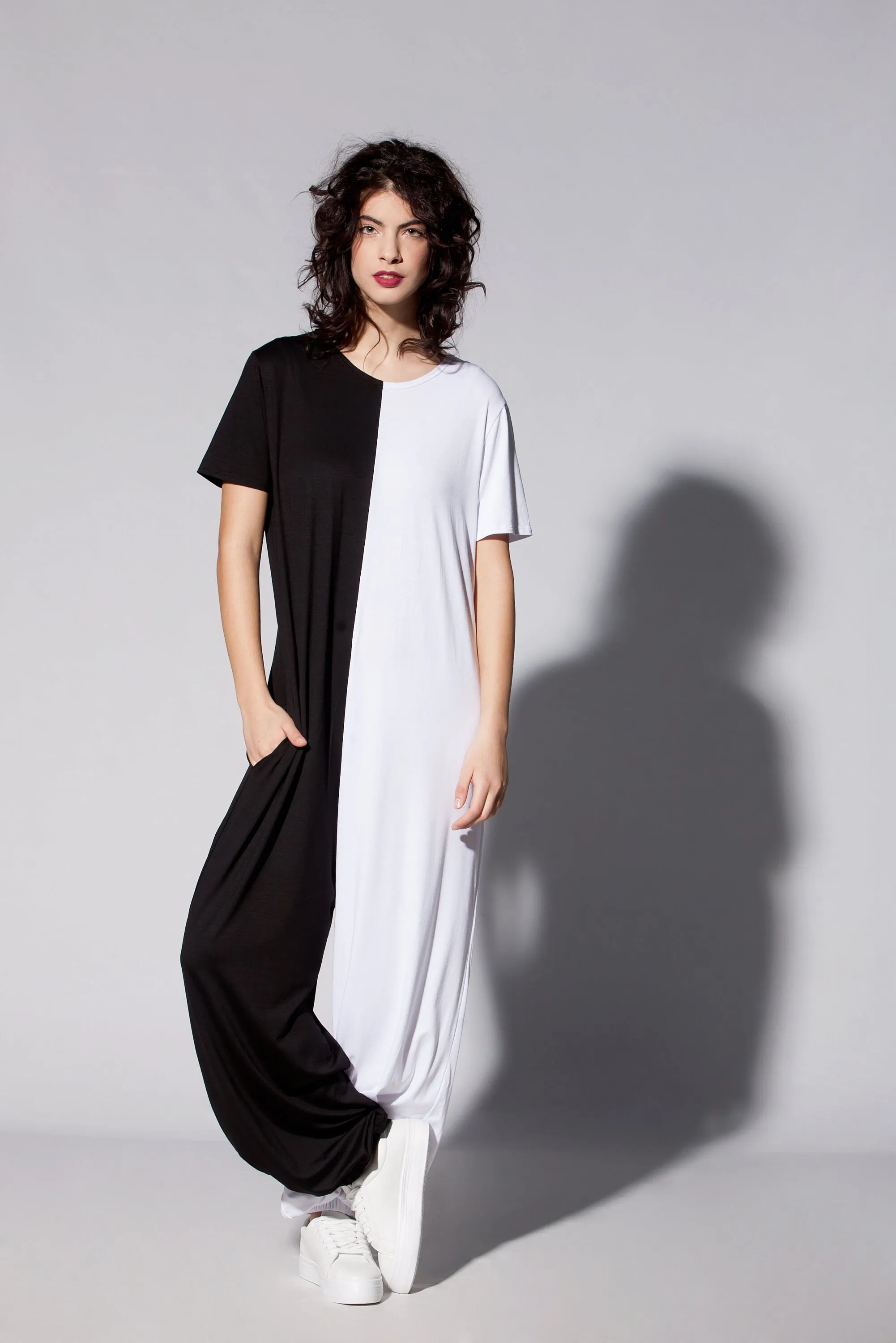 Black and White Jumpsuit
