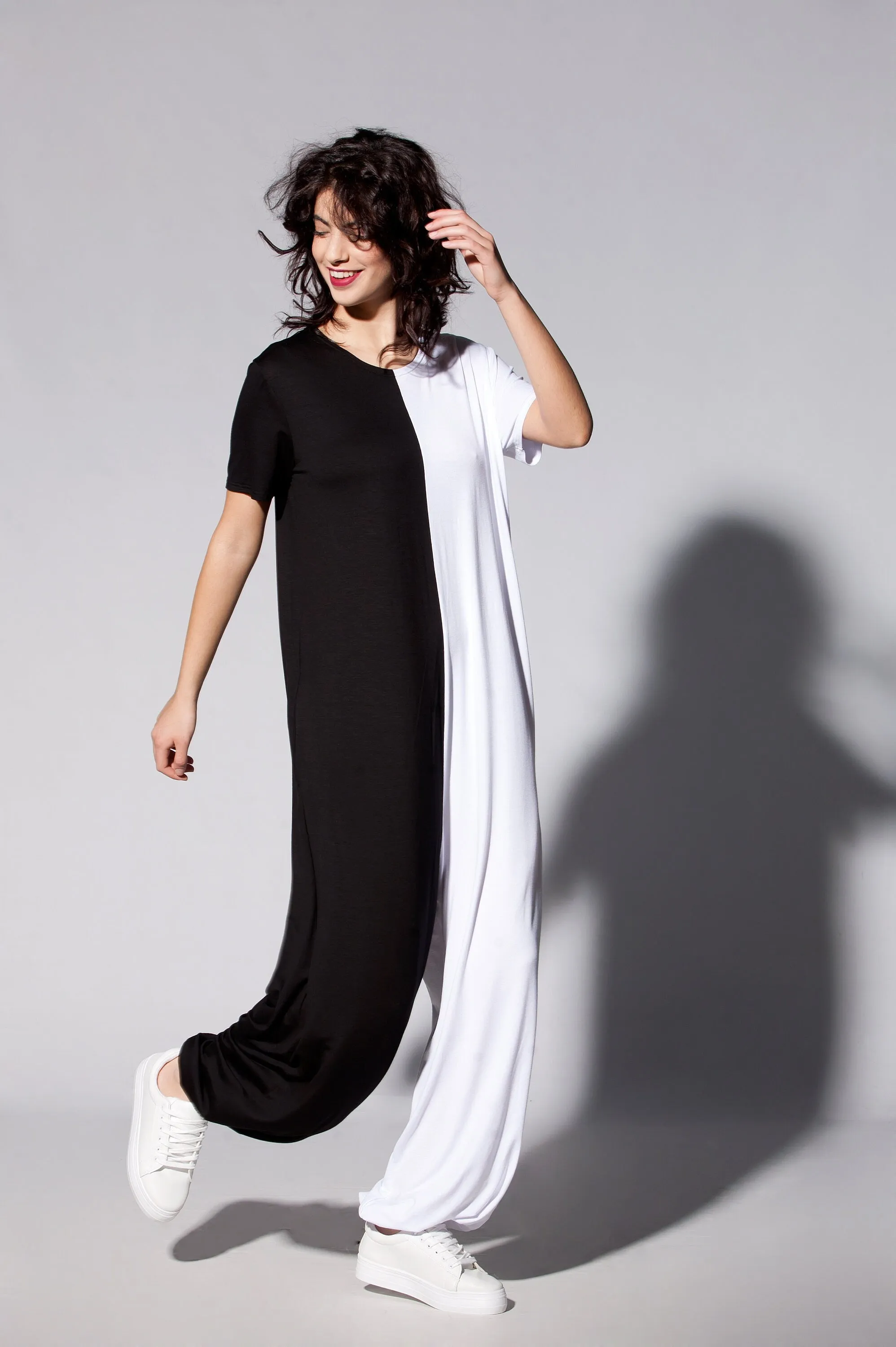 Black and White Jumpsuit