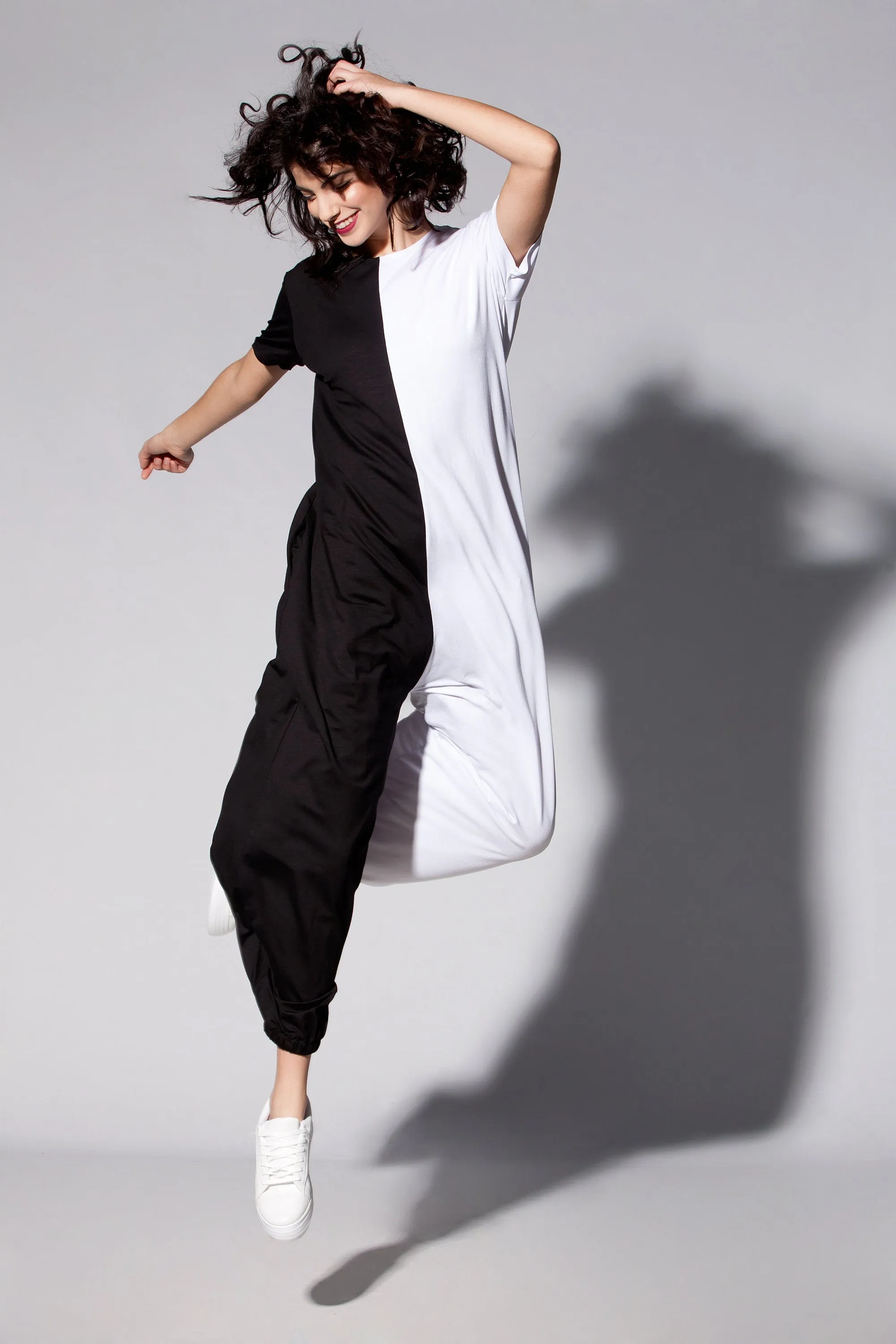 Black and White Jumpsuit