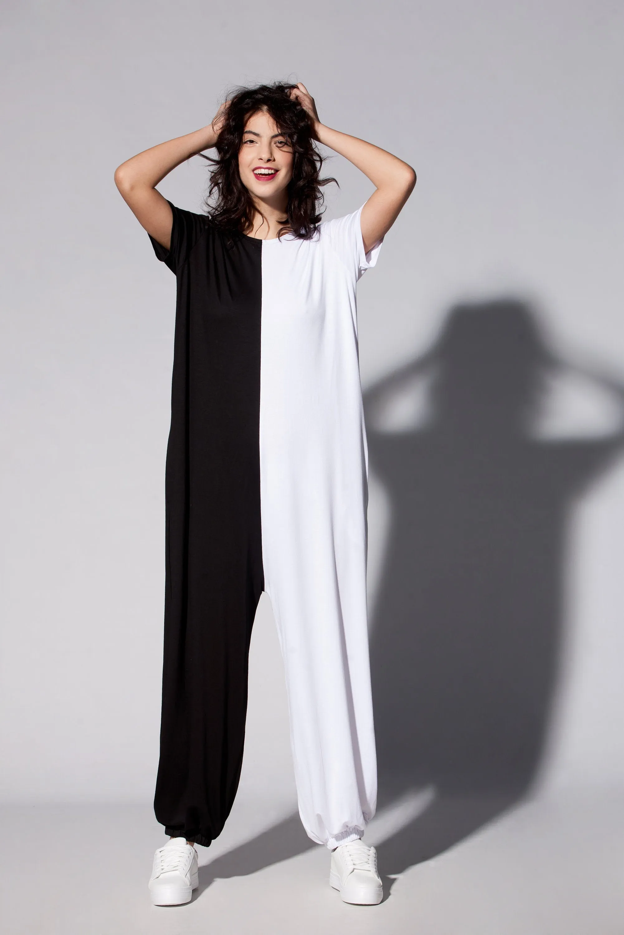 Black and White Jumpsuit